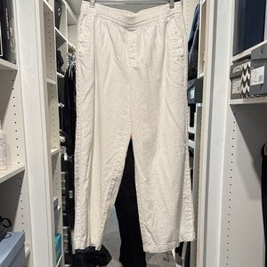 Old Navy women’s, white wide leg pant